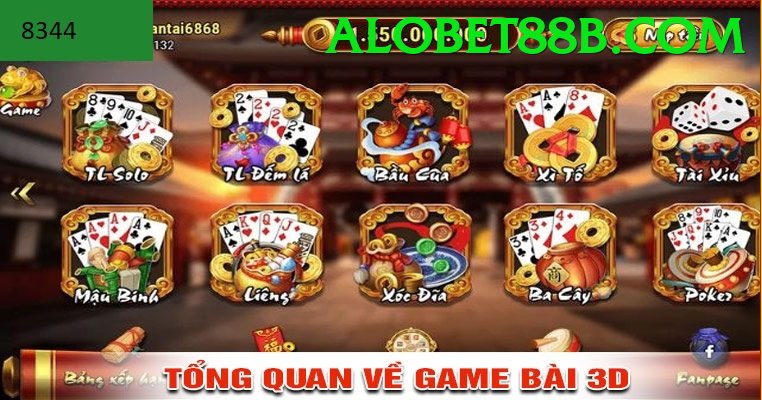 Game Bài 3D - Trải nghiệm tuyệt vời
